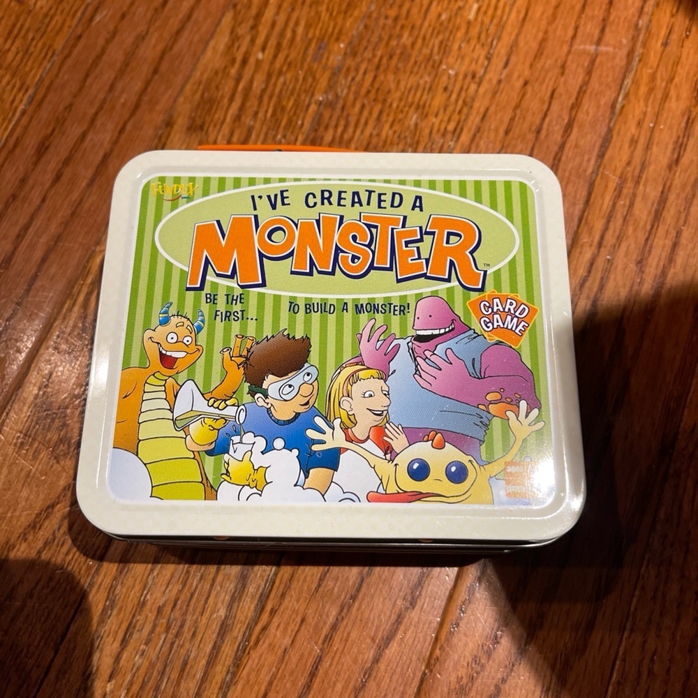 I've Created a Monster Card Game Vintage Fundex